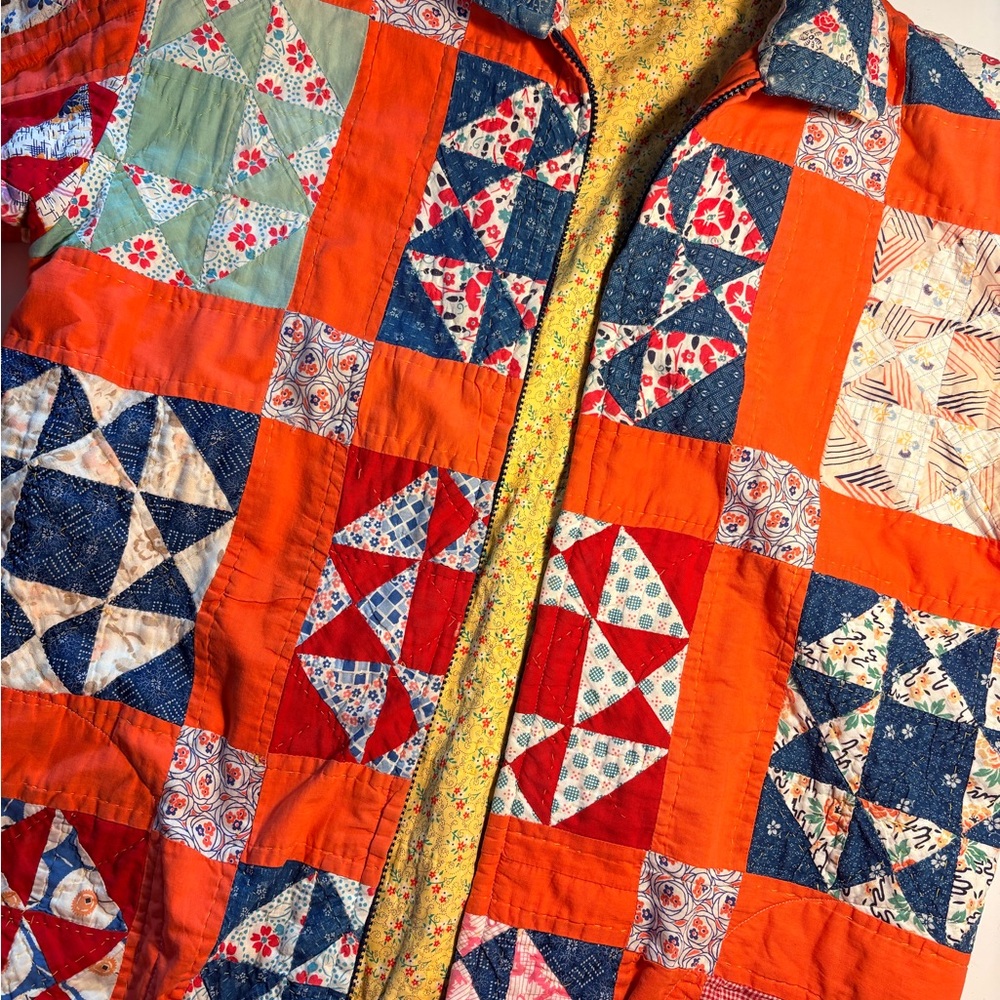 Patchwork Quilted Jacket - Multicolor - image 2